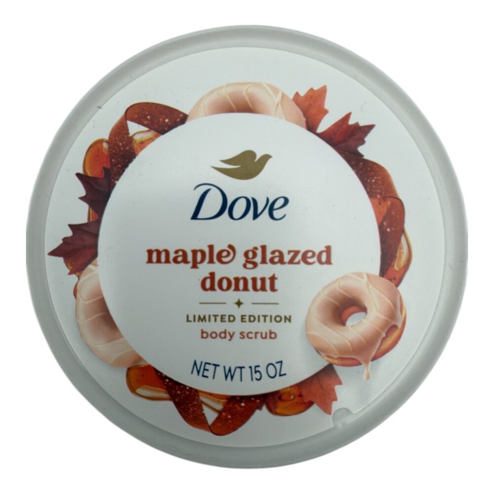 Dove Holiday Treats Limited Edition Maple Glazed‎ Donut Body Scrub 15 Oz